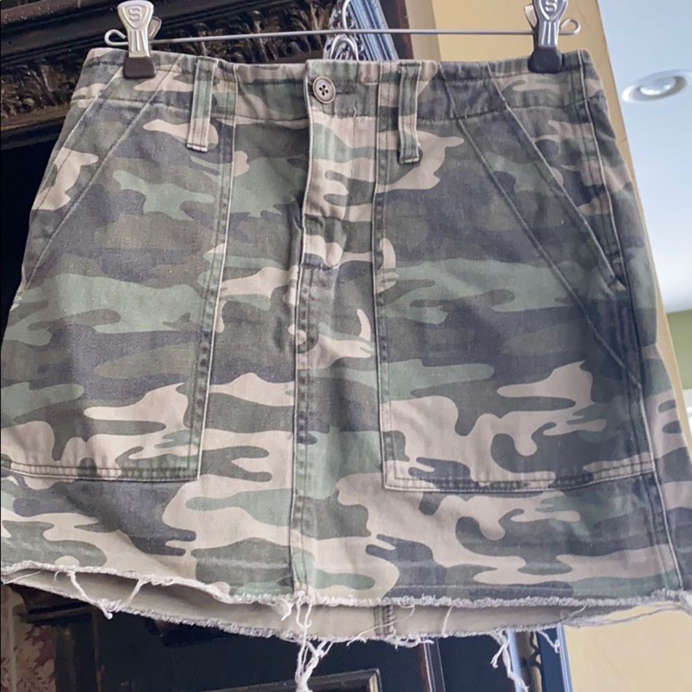 Camo Mini Skirt
